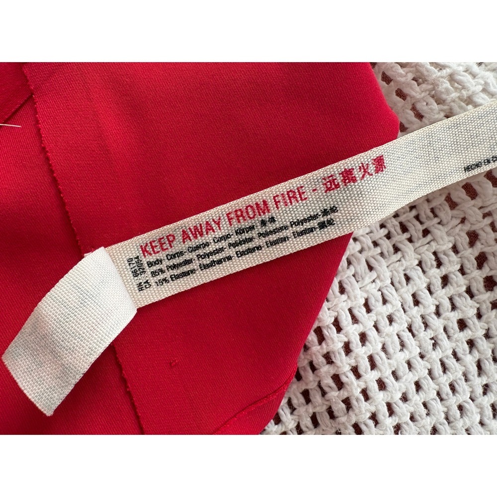 Free People Sage Longline Bralette Small Cayenne Red Intimately V-Neck Crop Top - Picture 7 of 7